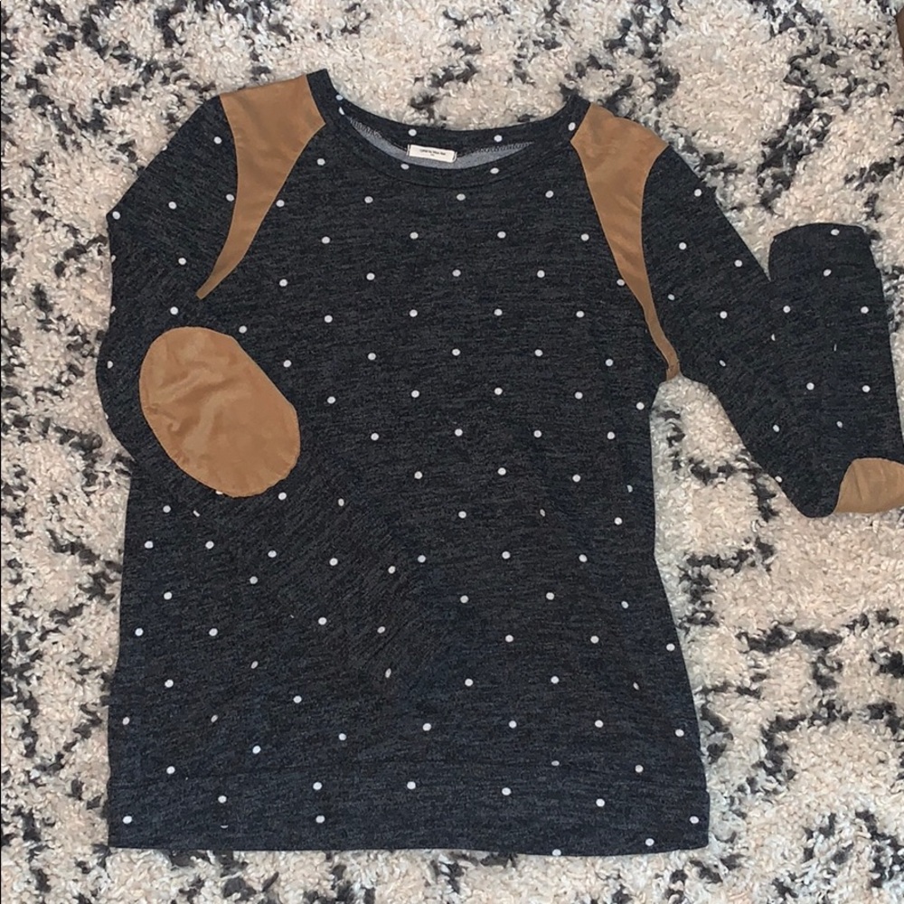 Polka dot sweater